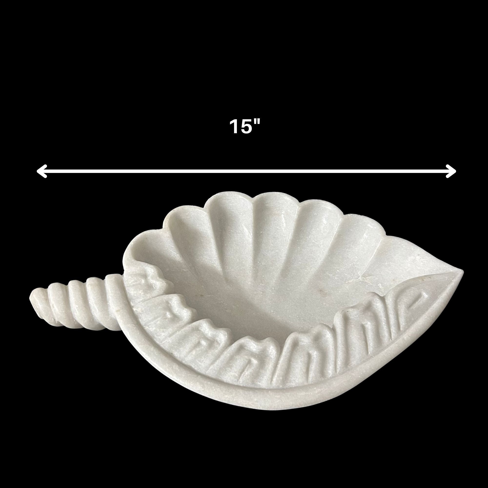Shaankh Marble Urli - 15 inch