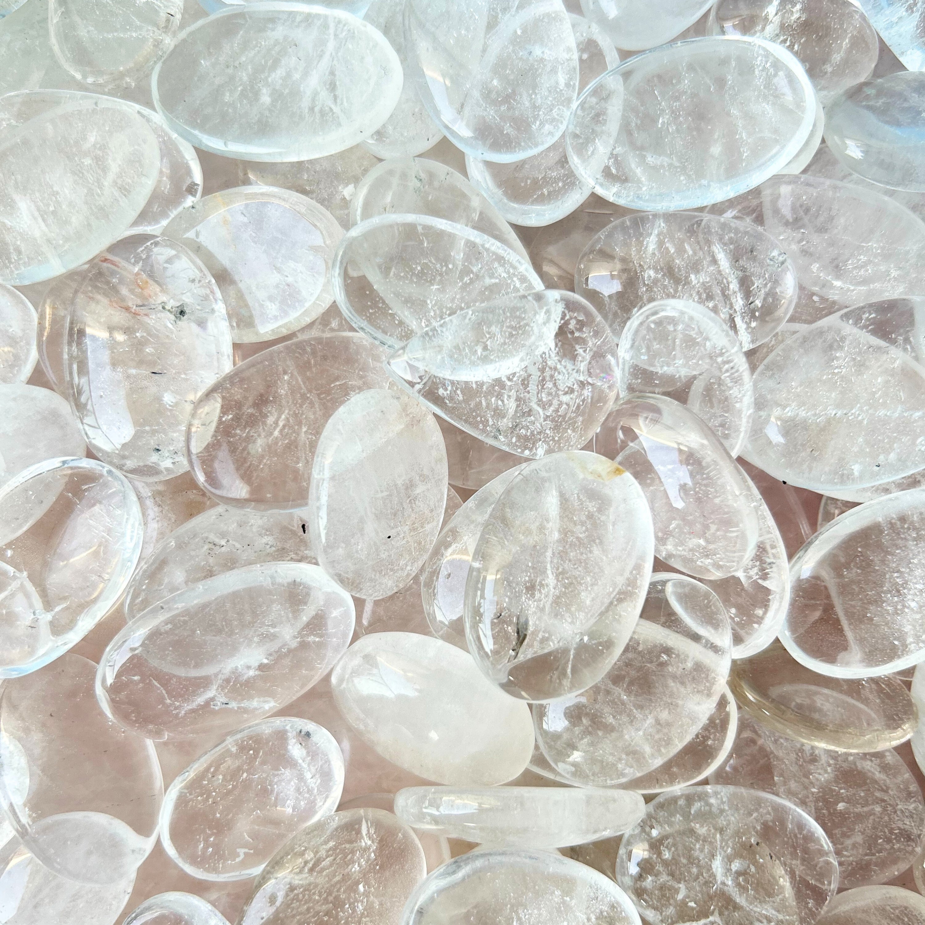 Clear Flat Crystal tumble Crystal