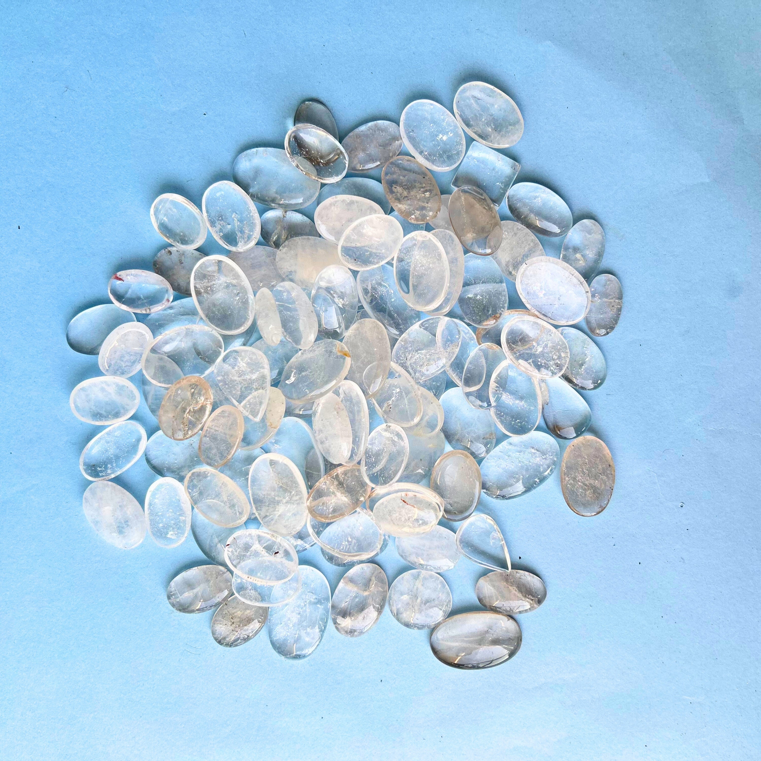 Clear Flat Crystal tumble Crystal