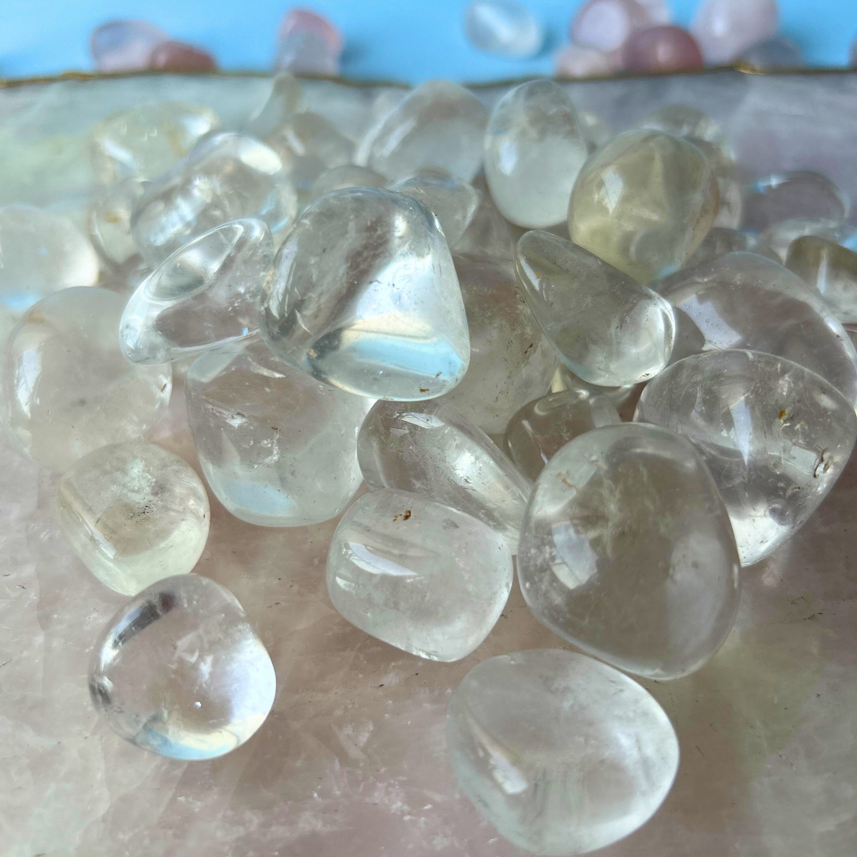 Clear Crystal Tubmble crystal