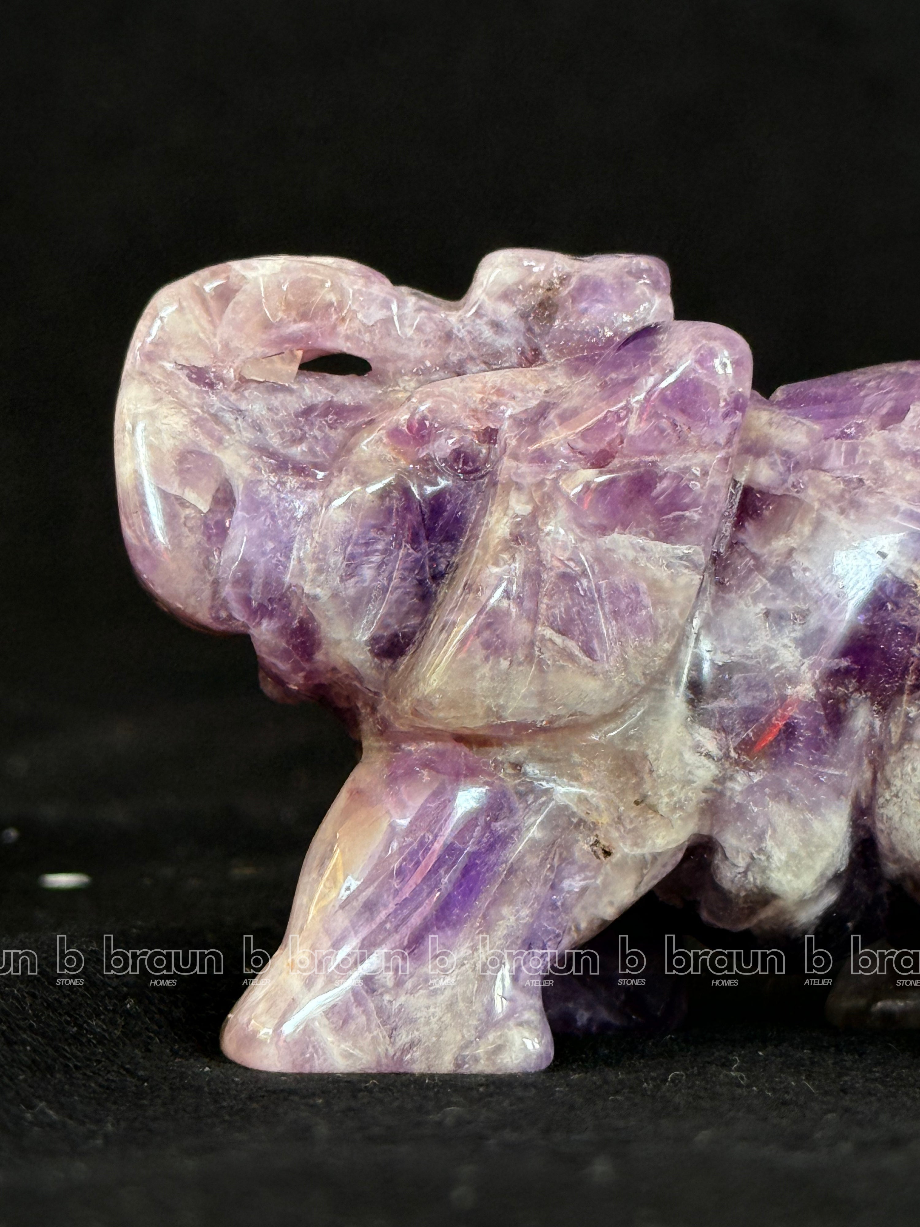 Amethyst Elephant Large thumbnail 2