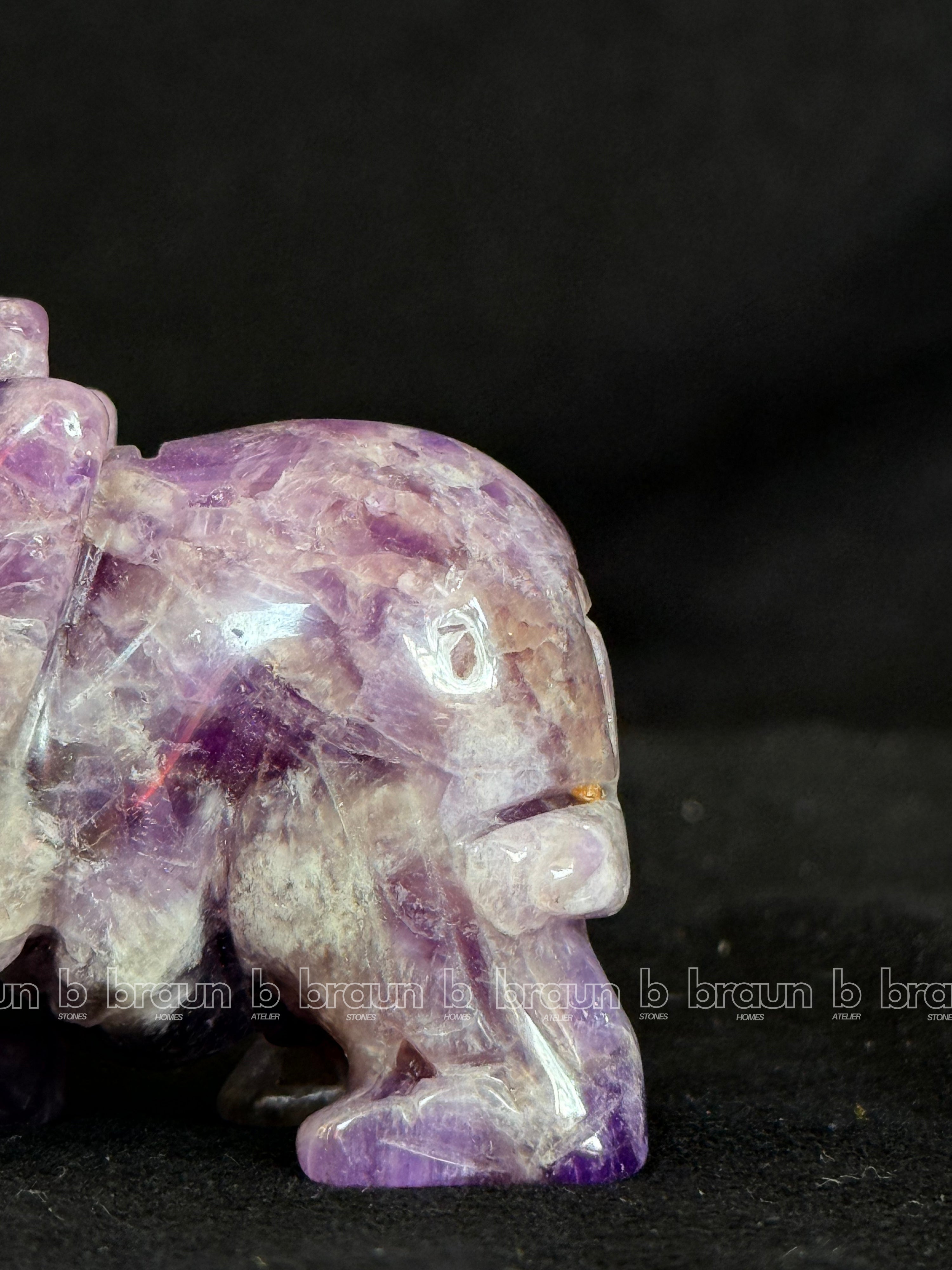 Amethyst Elephant Large thumbnail 3