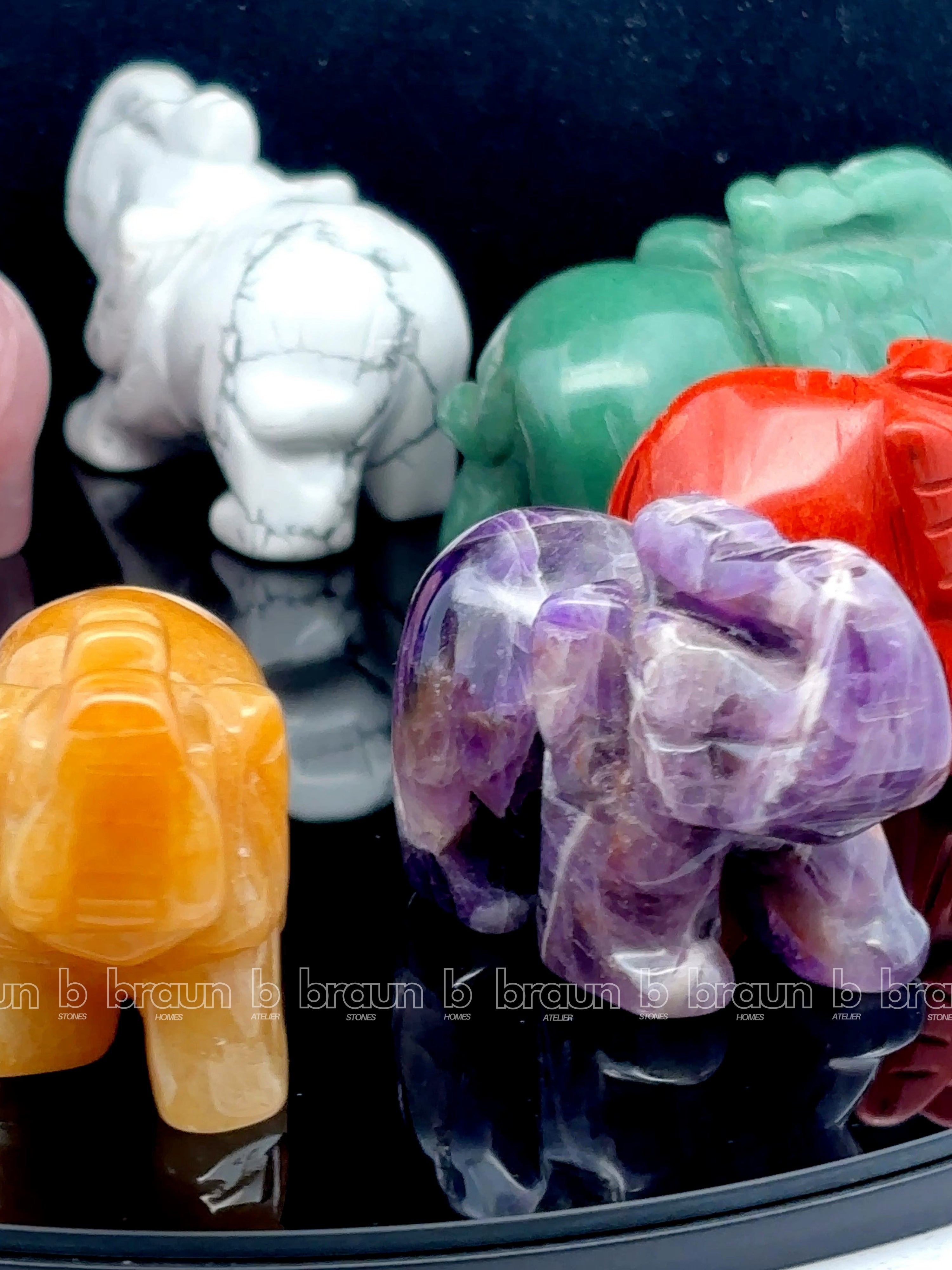 Amethyst Elephant Small
