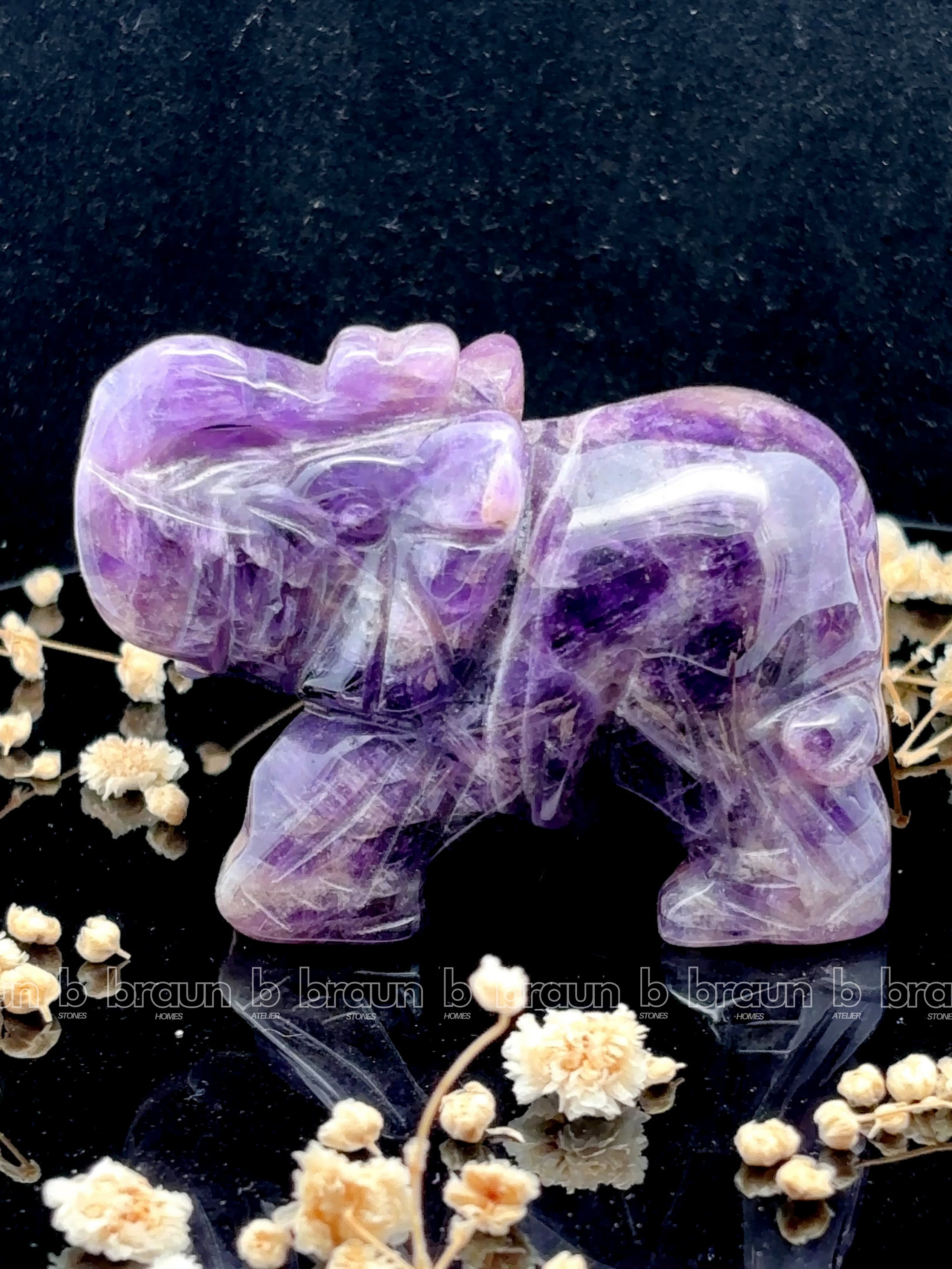 Amethyst Elephant Small