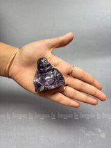 Amethyst Laughing Buddha Medium