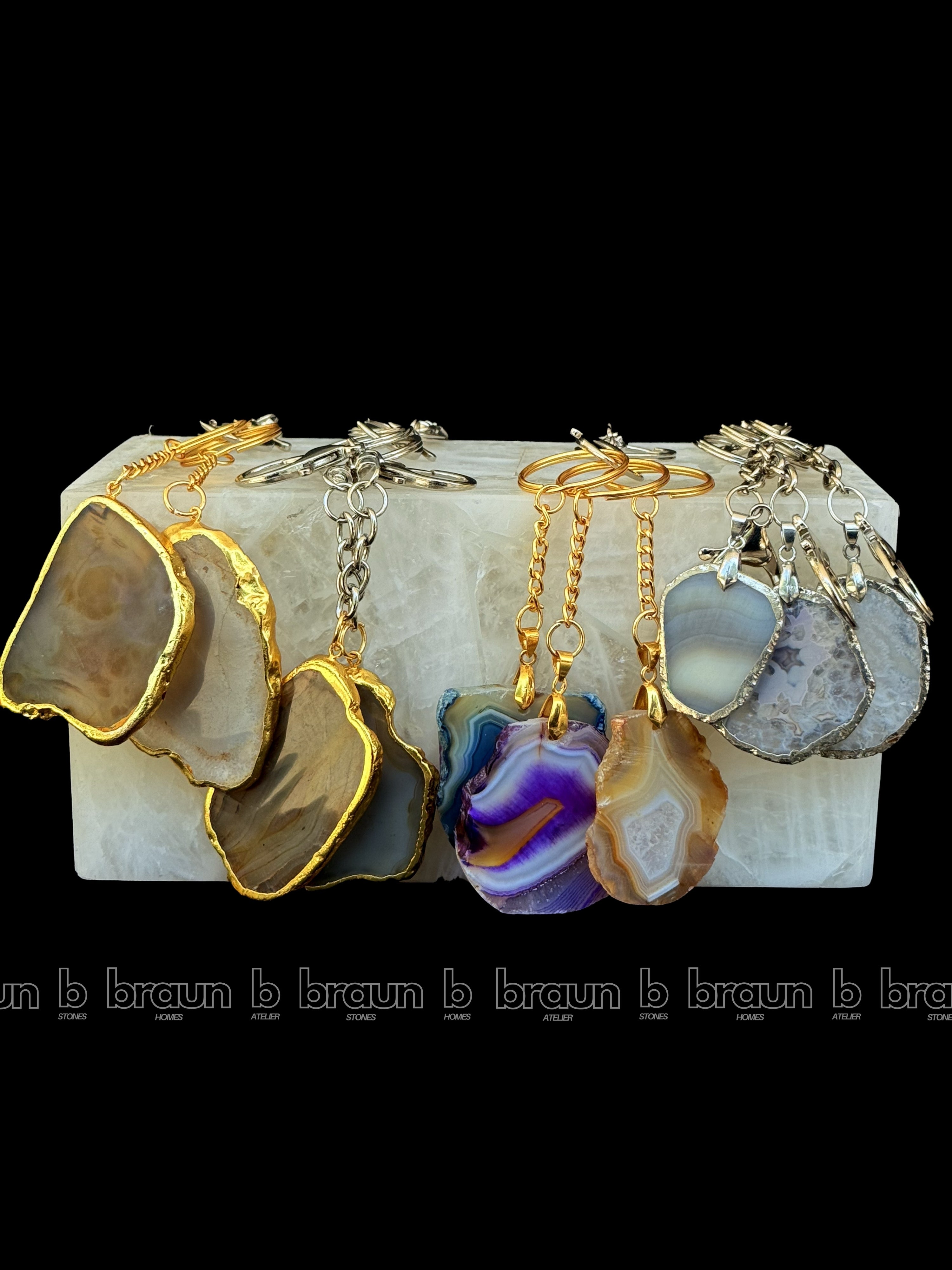 Doglock Agate keychains