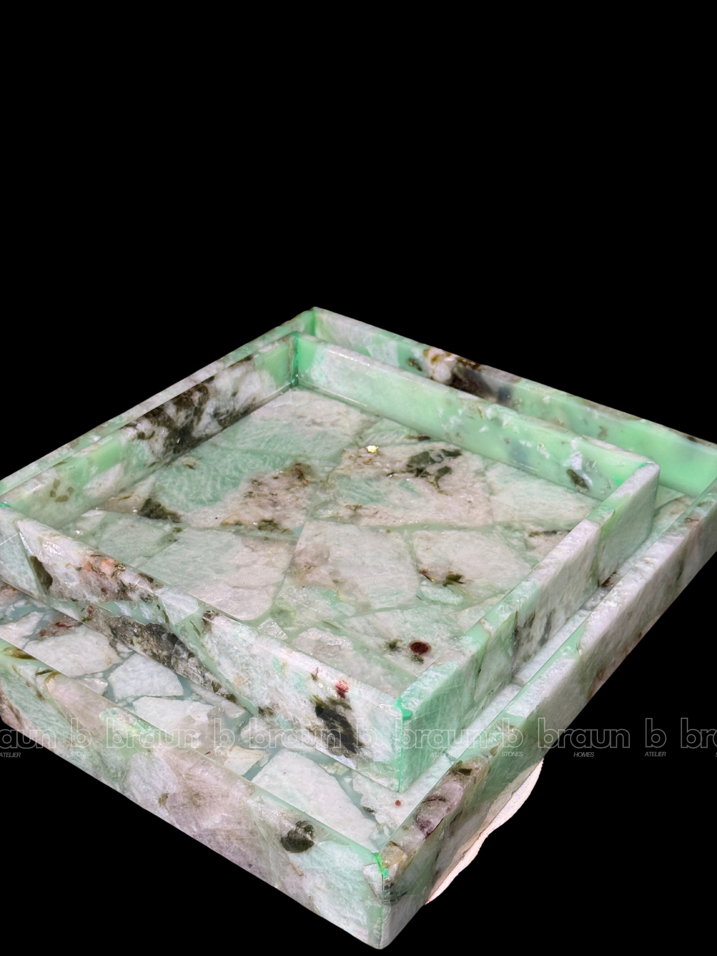 Amazonite Rectangle Tray thumbnail 2
