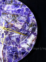 Amethyst Round Wall Clock