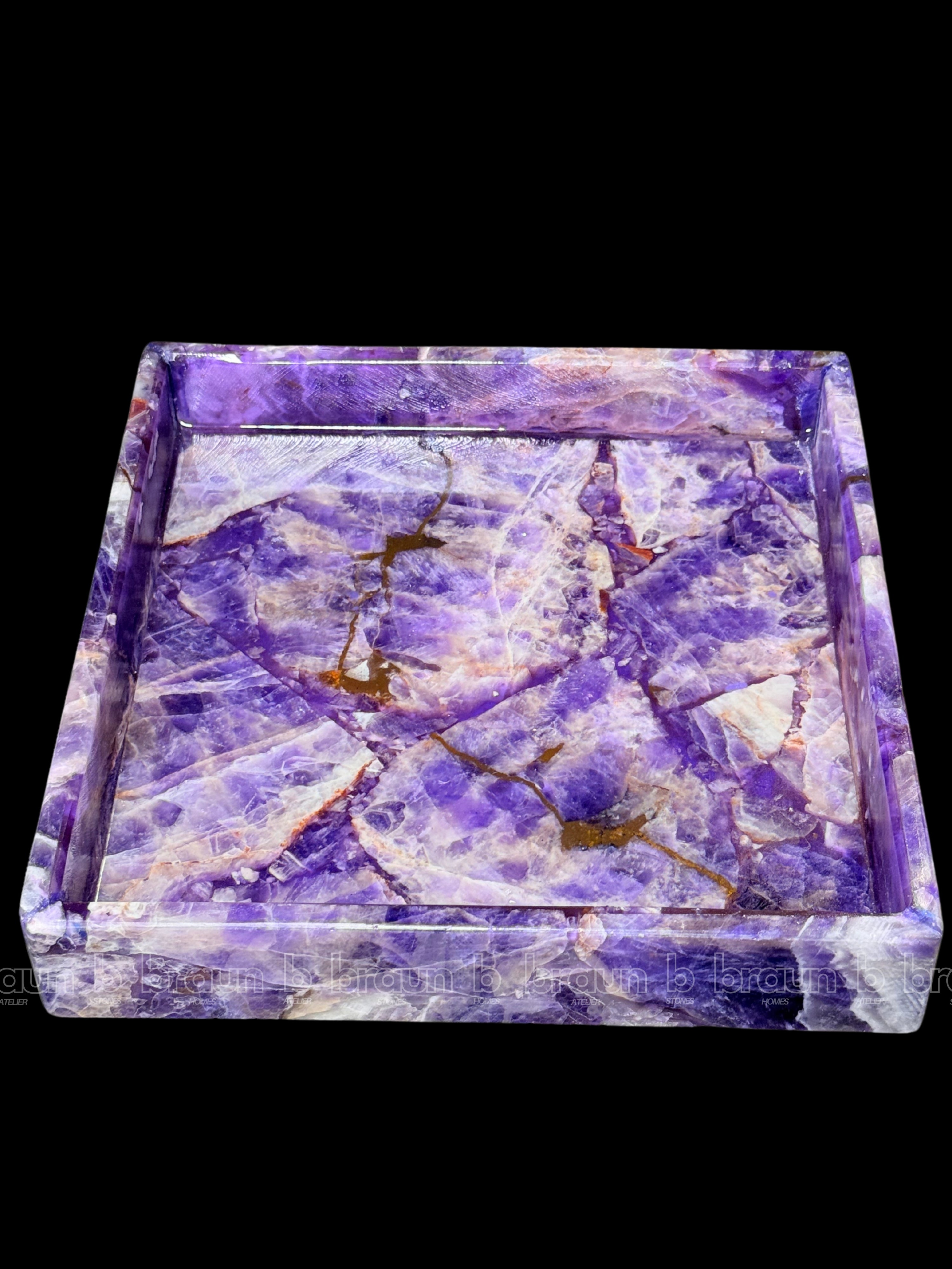 Amethyst Square Tray