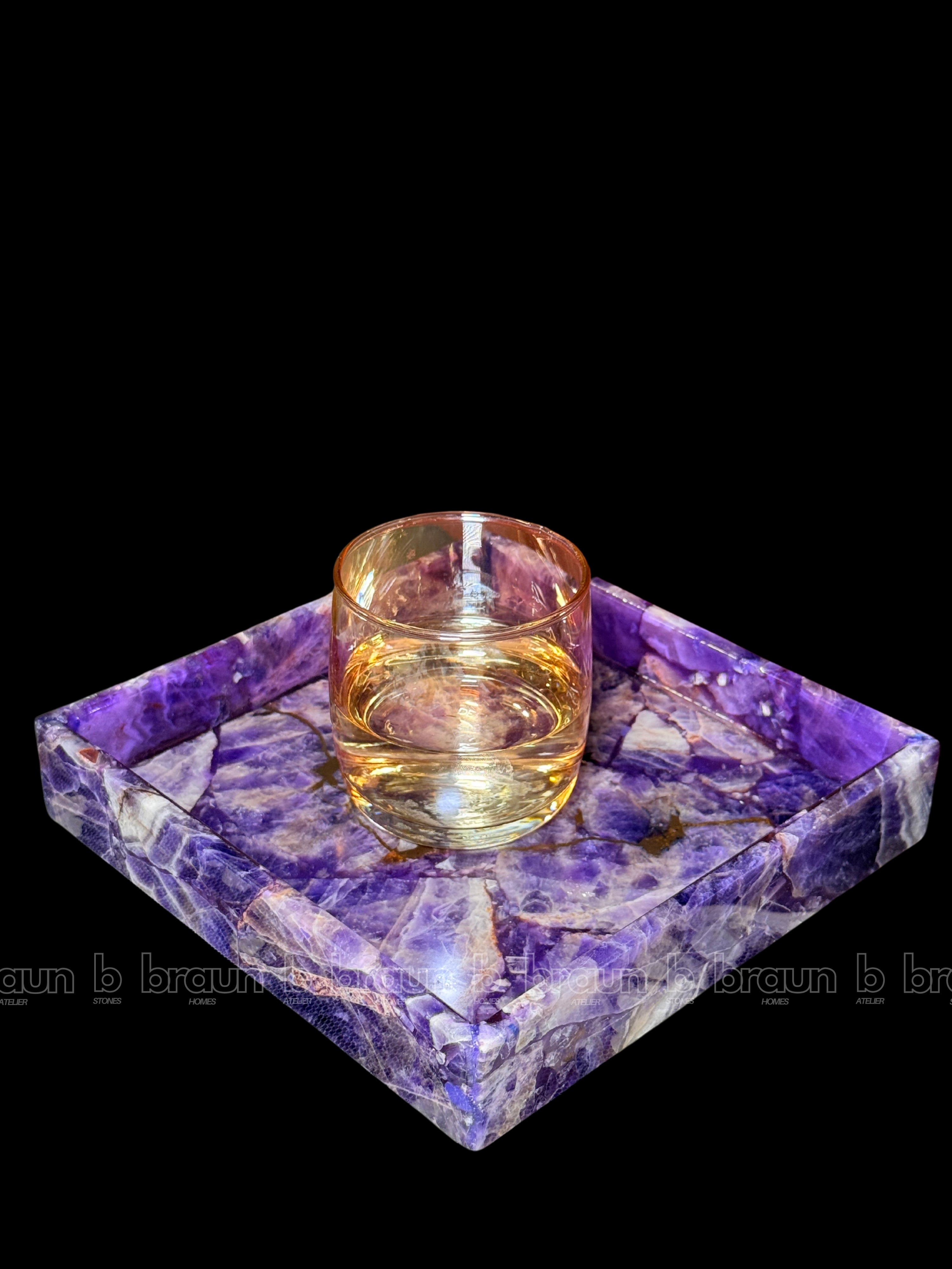 Amethyst Square Tray
