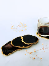 Black Agate Coasters