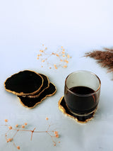 Black Agate Coasters