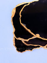 Black Agate Coasters