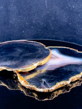 Black Agate Coasters
