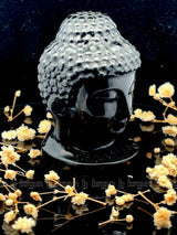 Black Obsidian Buddha Face