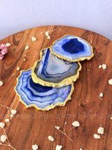 Blue Agate Coasters