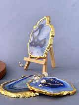 Blue Agate Coasters