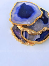 Blue Agate Coasters