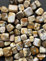NaturalCobra Jasper tumbled crystals by Braun Homes √ê polished healing stones for meditation, Reiki, chakra balancing, anxiety relief, and spiritual energy protection in deep purple hues