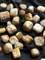 NaturalCobra Jasper tumbled crystals by Braun Homes √ê polished healing stones for meditation, Reiki, chakra balancing, anxiety relief, and spiritual energy protection in deep purple hues
