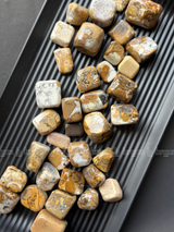 NaturalCobra Jasper tumbled crystals by Braun Homes √ê polished healing stones for meditation, Reiki, chakra balancing, anxiety relief, and spiritual energy protection in deep purple hues