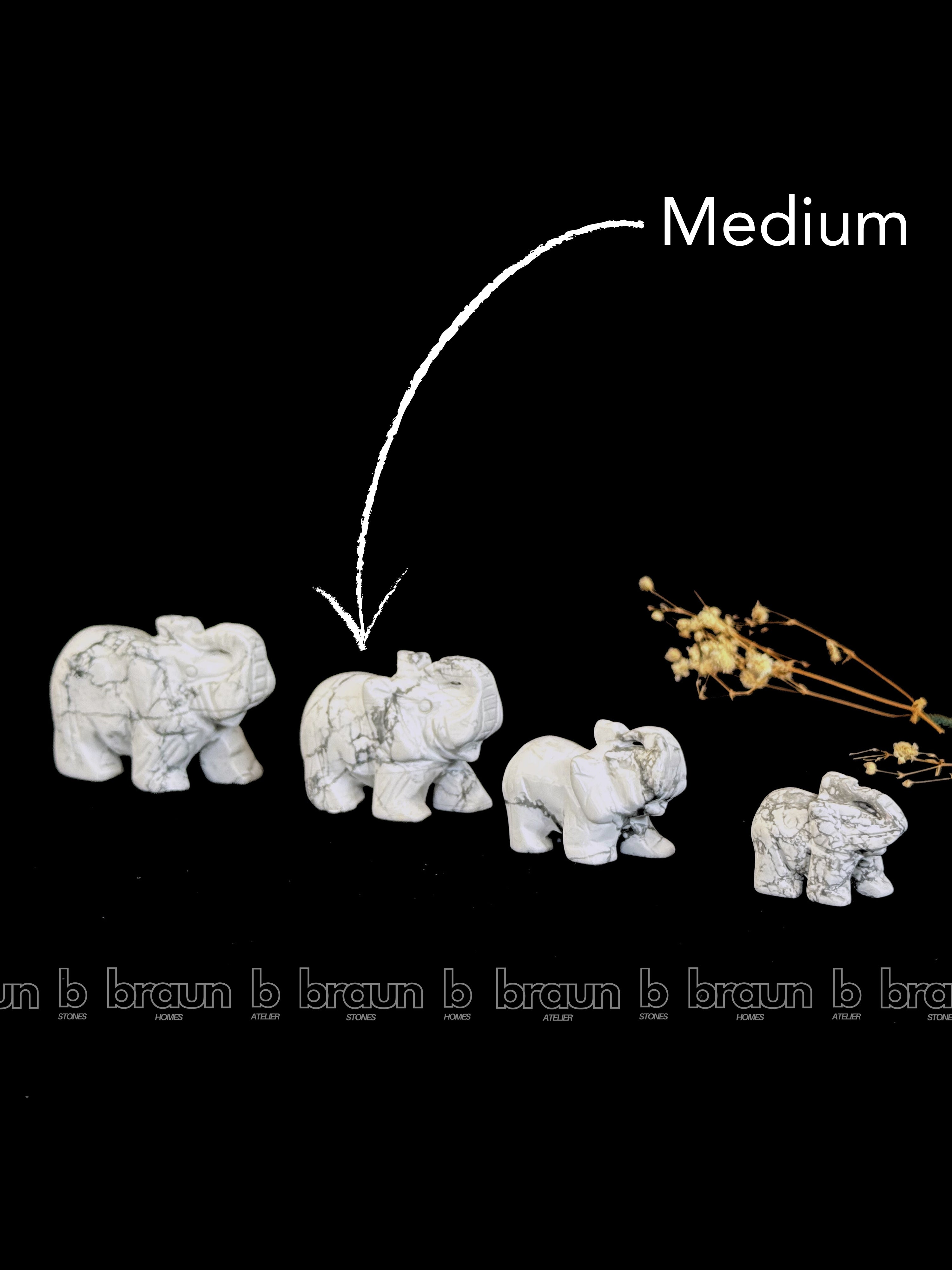 Lapis Lazuli Elephant Medium