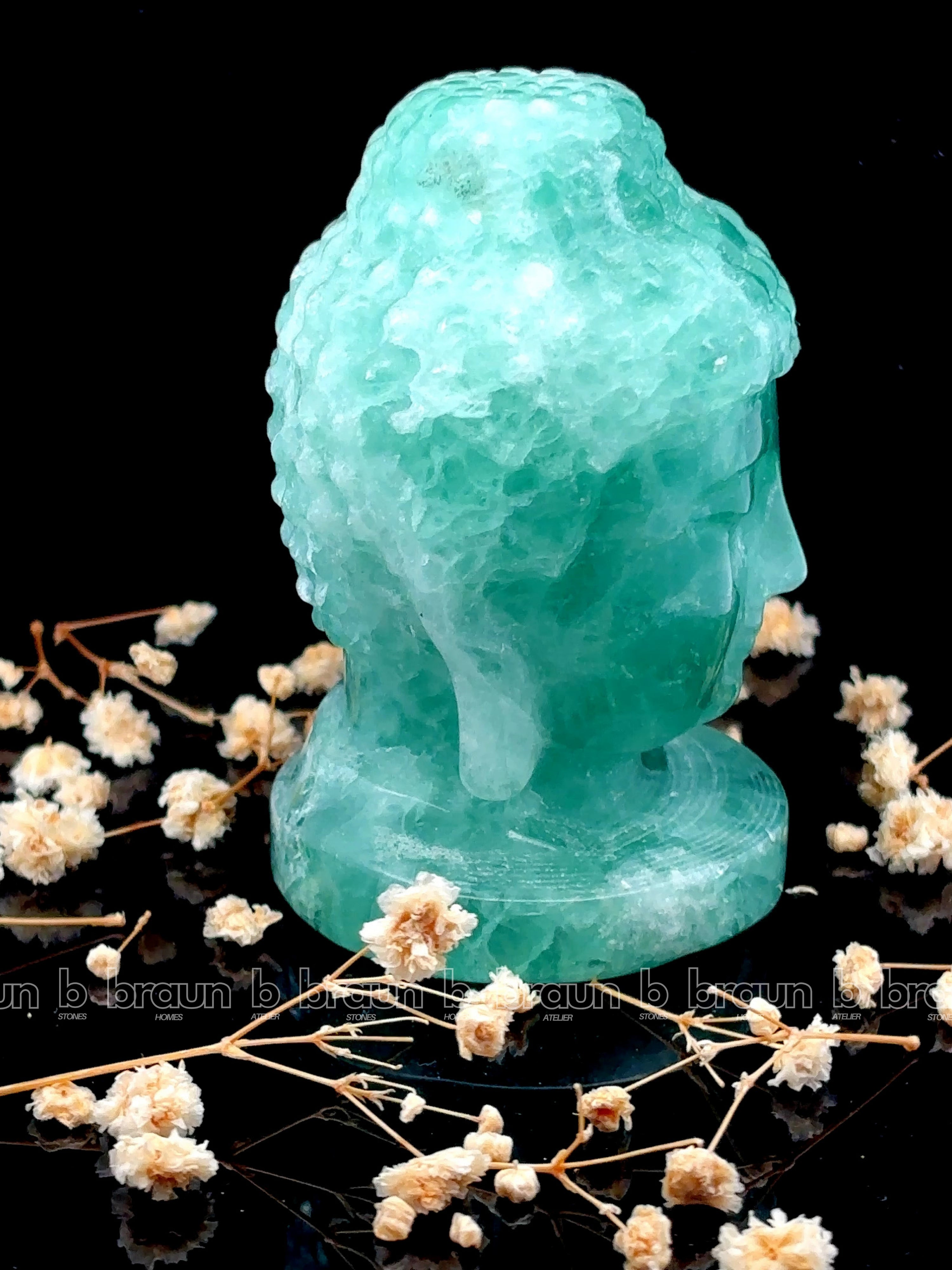 Fluorite Buddha Face