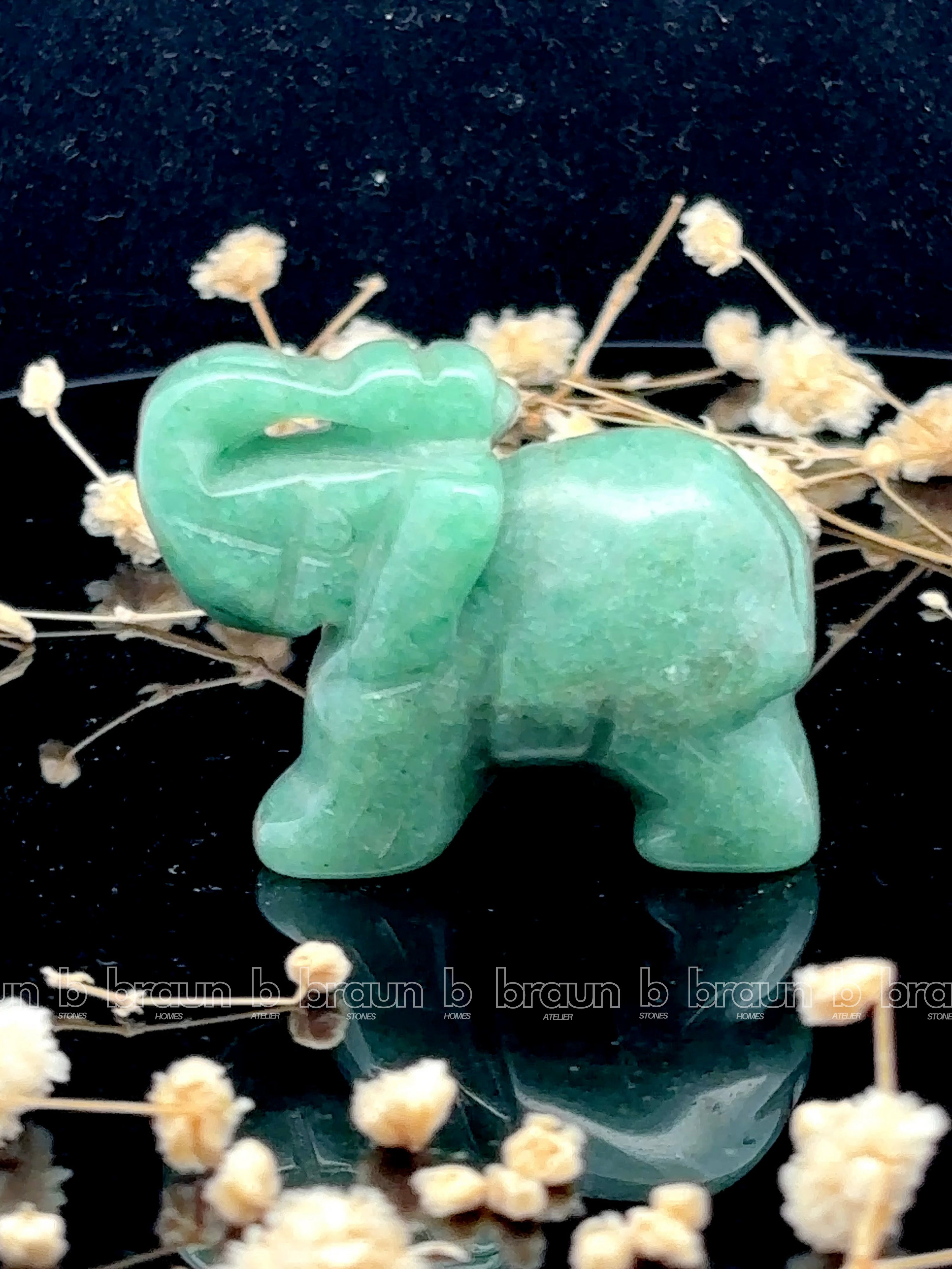 Green Aventurine Elephant Xsmall thumbnail 5