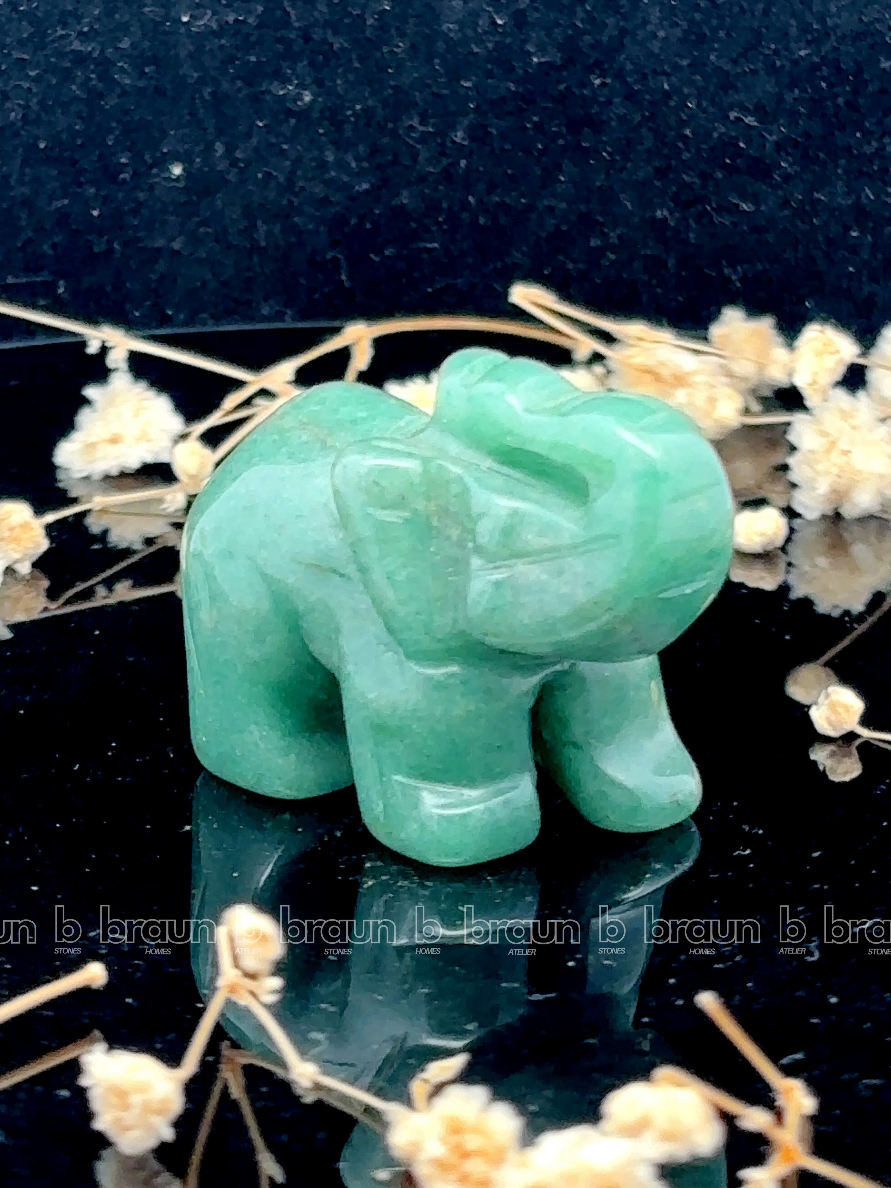 Green Aventurine Elephant Xsmall