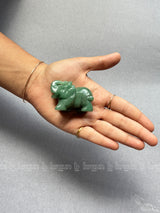 Green Aventurine Elephant Small