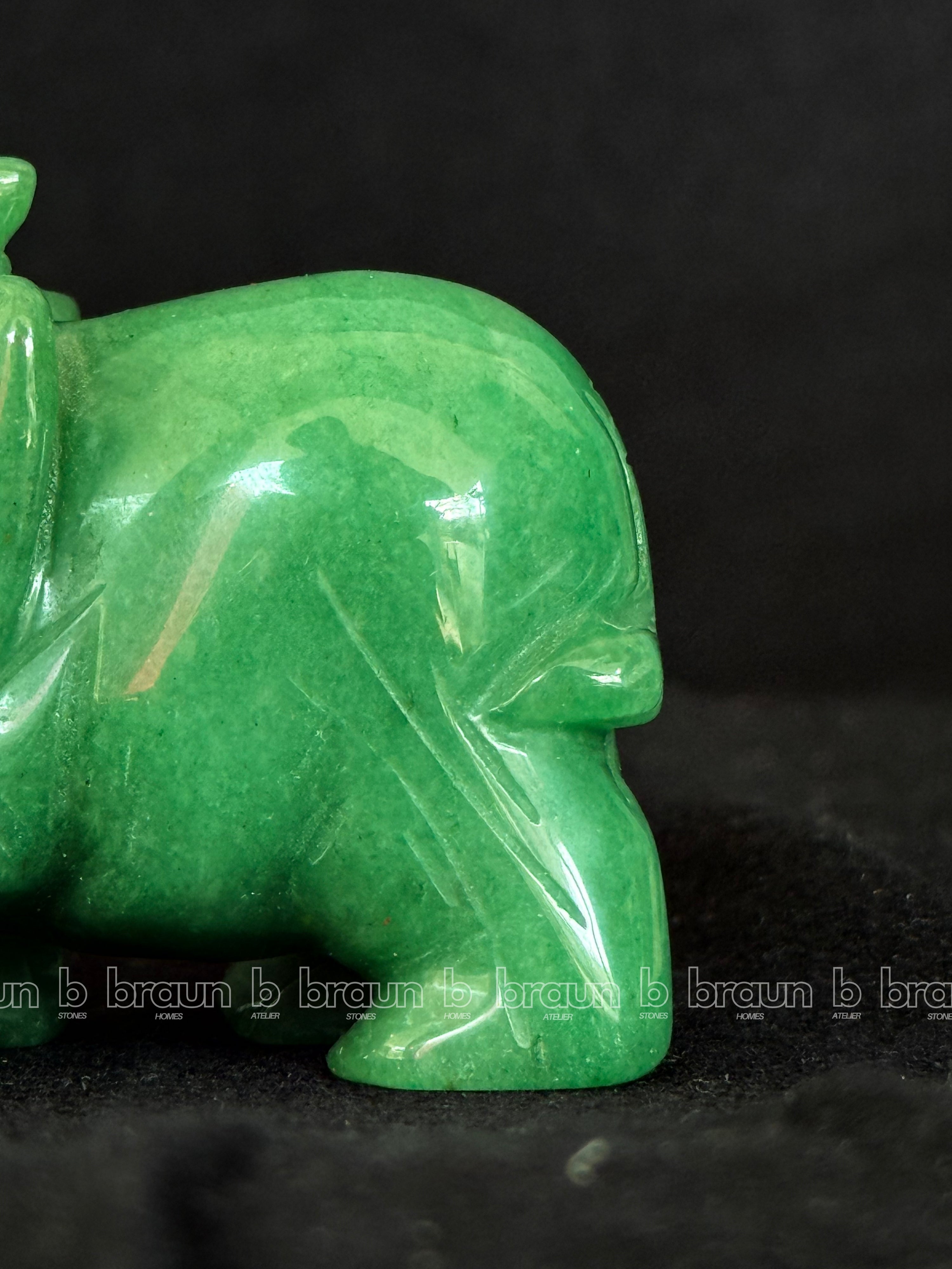 Green Aventurine Elephant Xsmall thumbnail 4