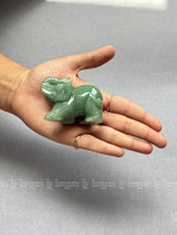 Green Aventurine Elephant Medium