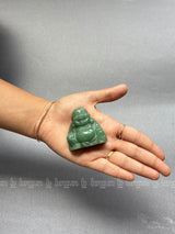 Green Aventurine Laughing Buddha  Medium