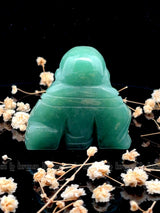 Green Aventurine Laughing Buddha  Medium