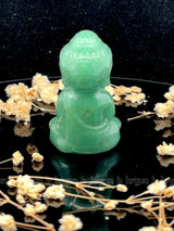 Green Aventurine Sitting Buddha Medium