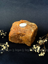Golden Quartz Tealight Medium