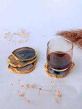 Green Agate Coasters