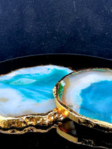 Green Agate Coasters