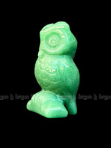 Green Aventurine Owl Sculpture 