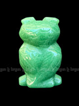 Green Aventurine Owl Sculpture 