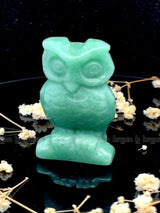 Green Aventurine Owl Sculpture 