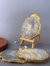 Grey Agate Coasters