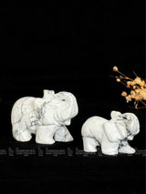 Howlite Elephant Small