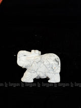 Howlite Elephant Large