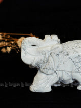 Howlite Elephant Small