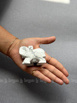 Howlite Elephant Medium