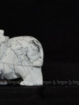 Howlite Elephant Small