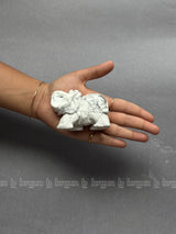 Howlite Elephant Large