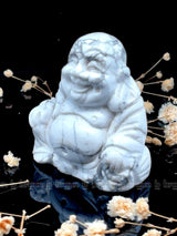 Howlite Laughing Buddha  Medium