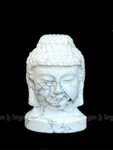 Howlite Buddha Face